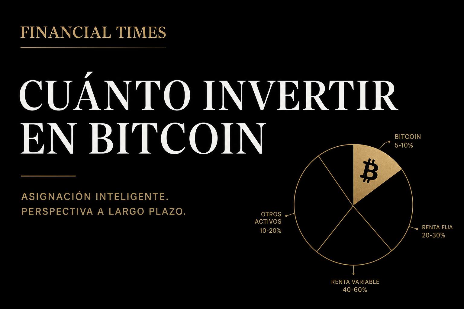 ¿Cuánto dinero deberías invertir en Bitcoin?