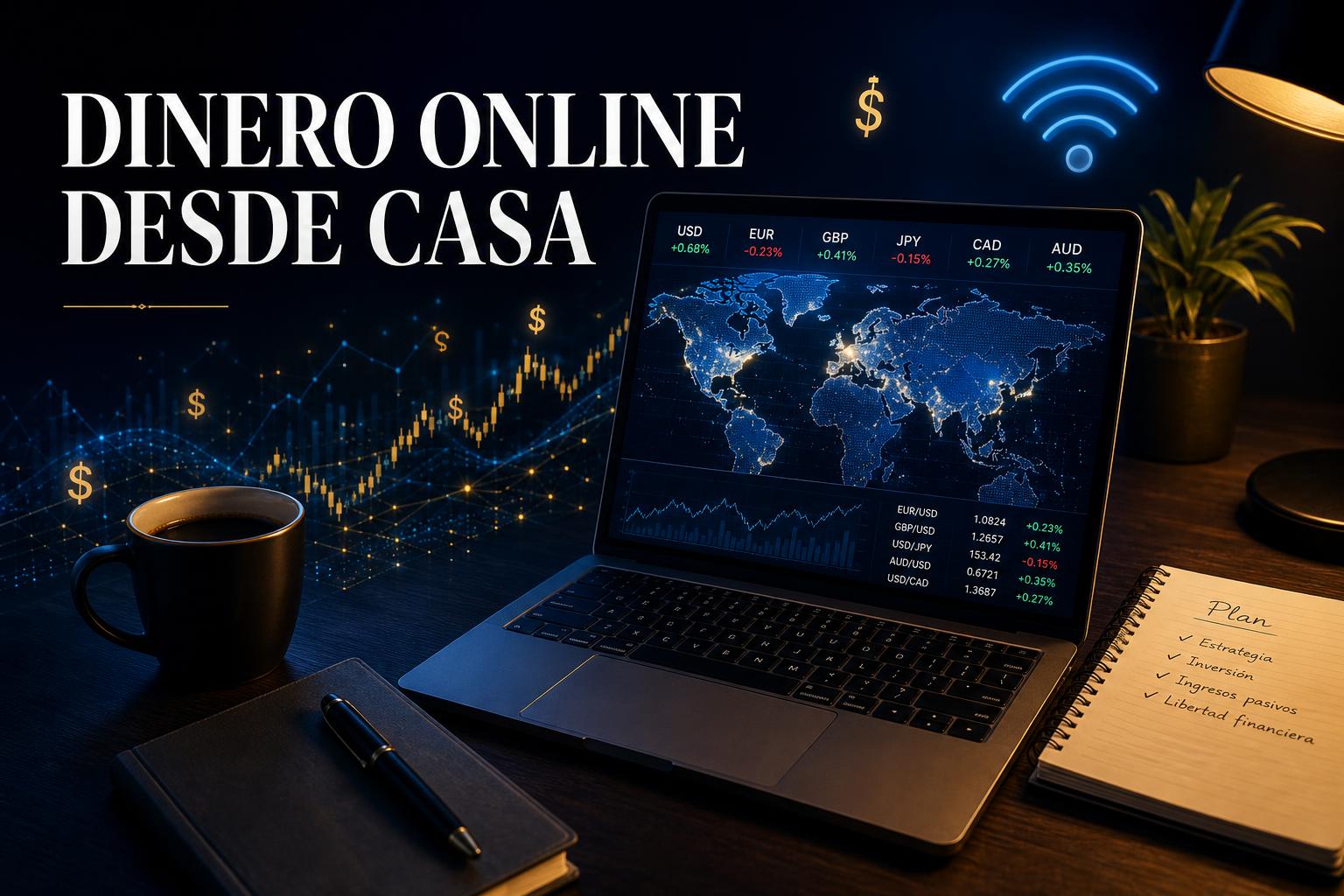 ¿Cómo ganar dinero usando solo Internet desde casa?