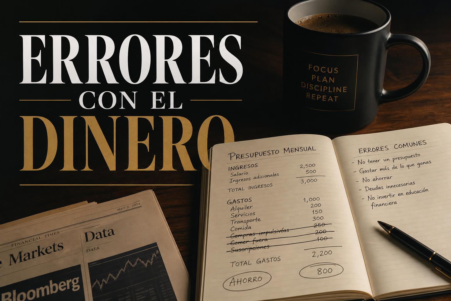 Los errores financieros que mantienen a muchas personas sin ahorros