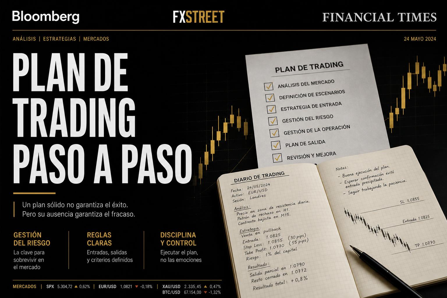 ¿Cómo crear un plan de trading paso a paso?