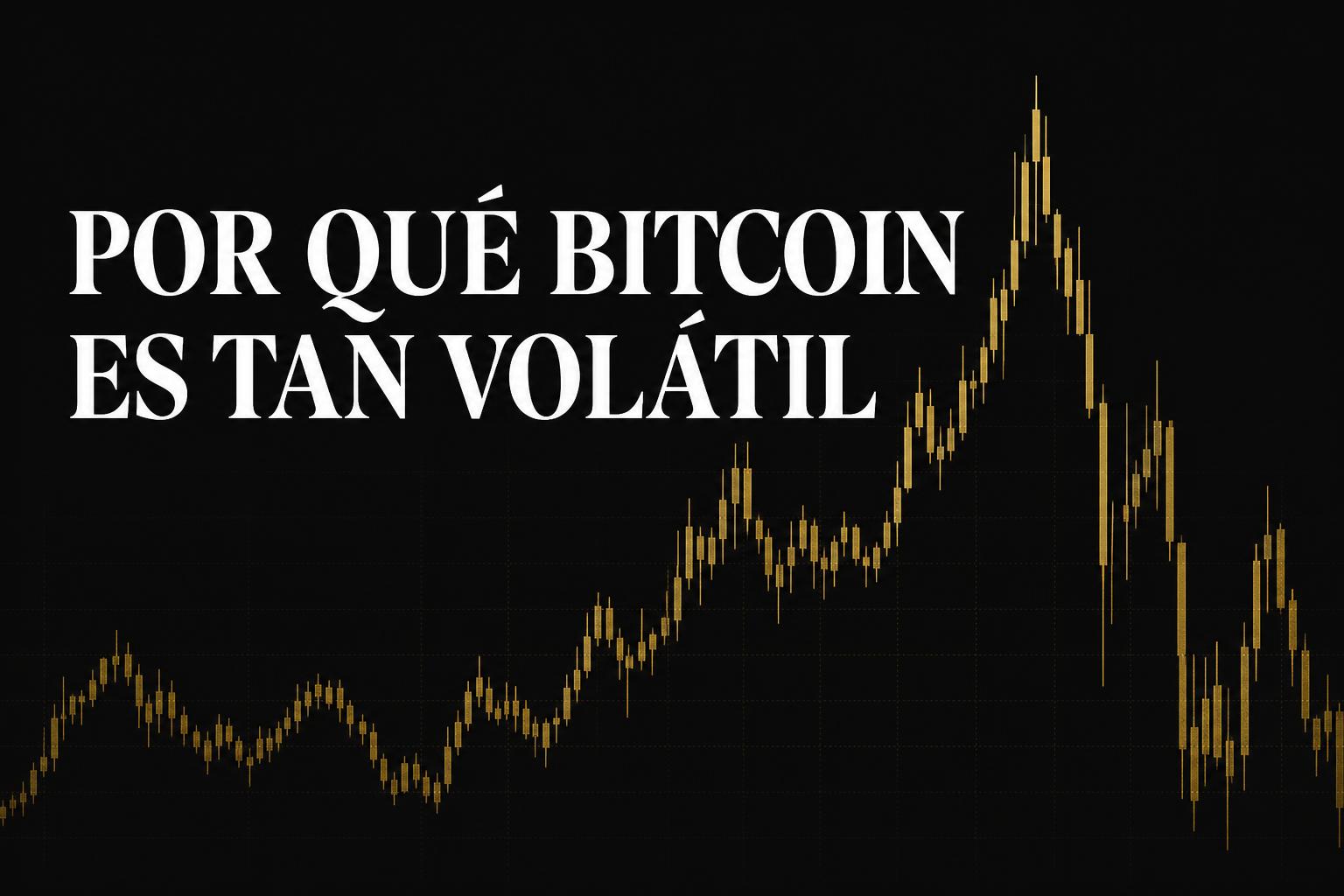 ¿Por qué Bitcoin es tan volátil?