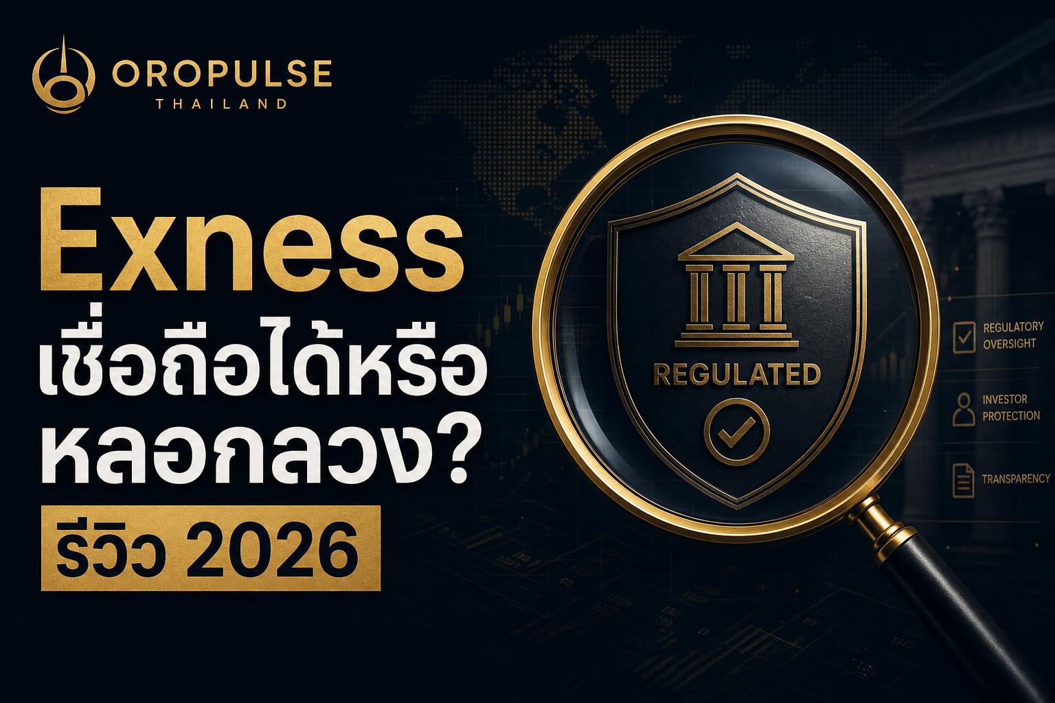 Exness น่าเชื่อถือหรือเป็นเว็บหลอกลวง? ความจริงในปี 2026