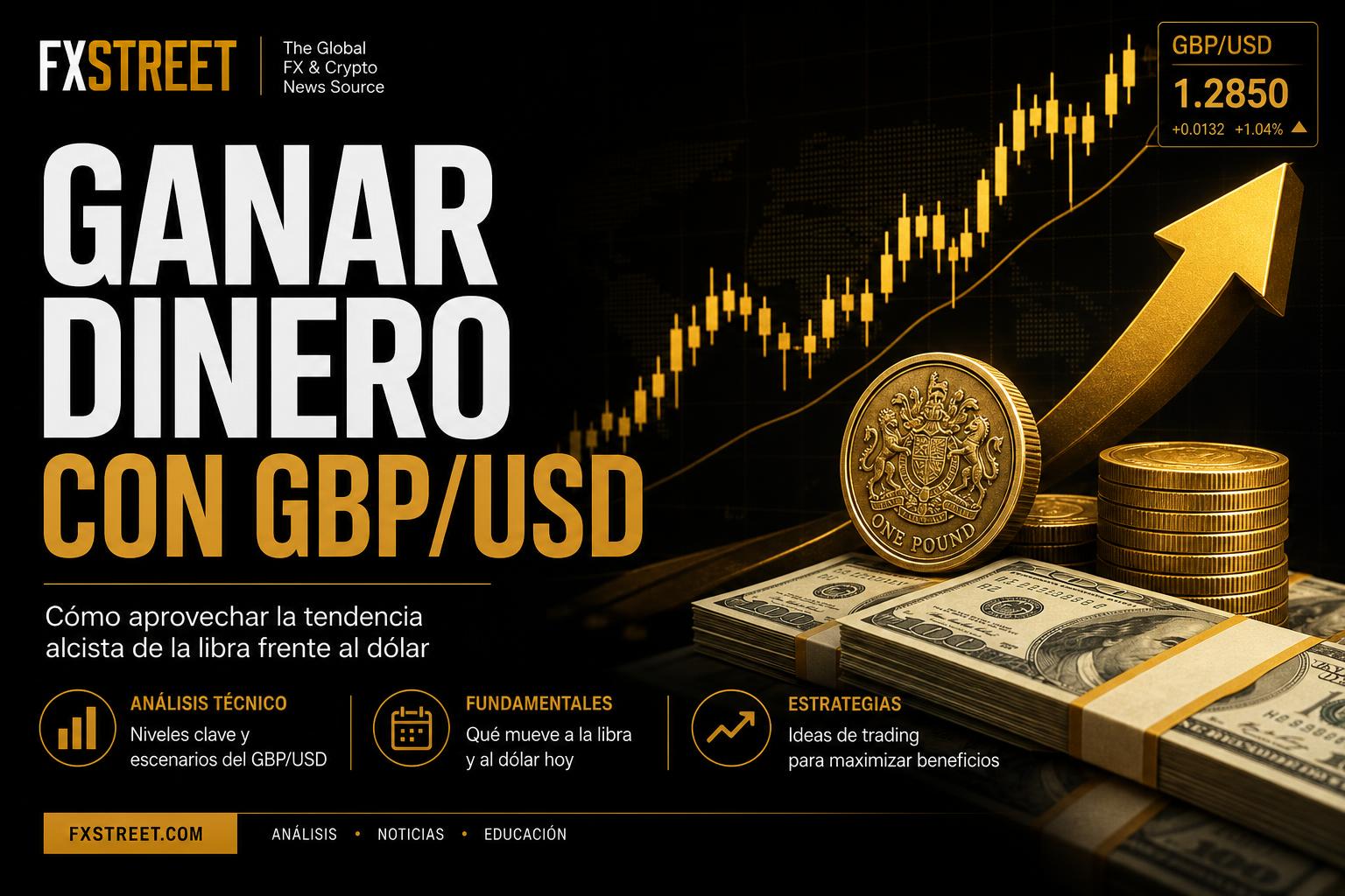 ¿Cómo ganar dinero operando GBP/USD en Forex?