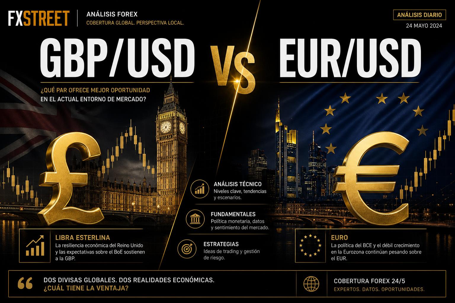 GBP/USD vs EUR/USD: ¿cuál es mejor para ganar dinero?