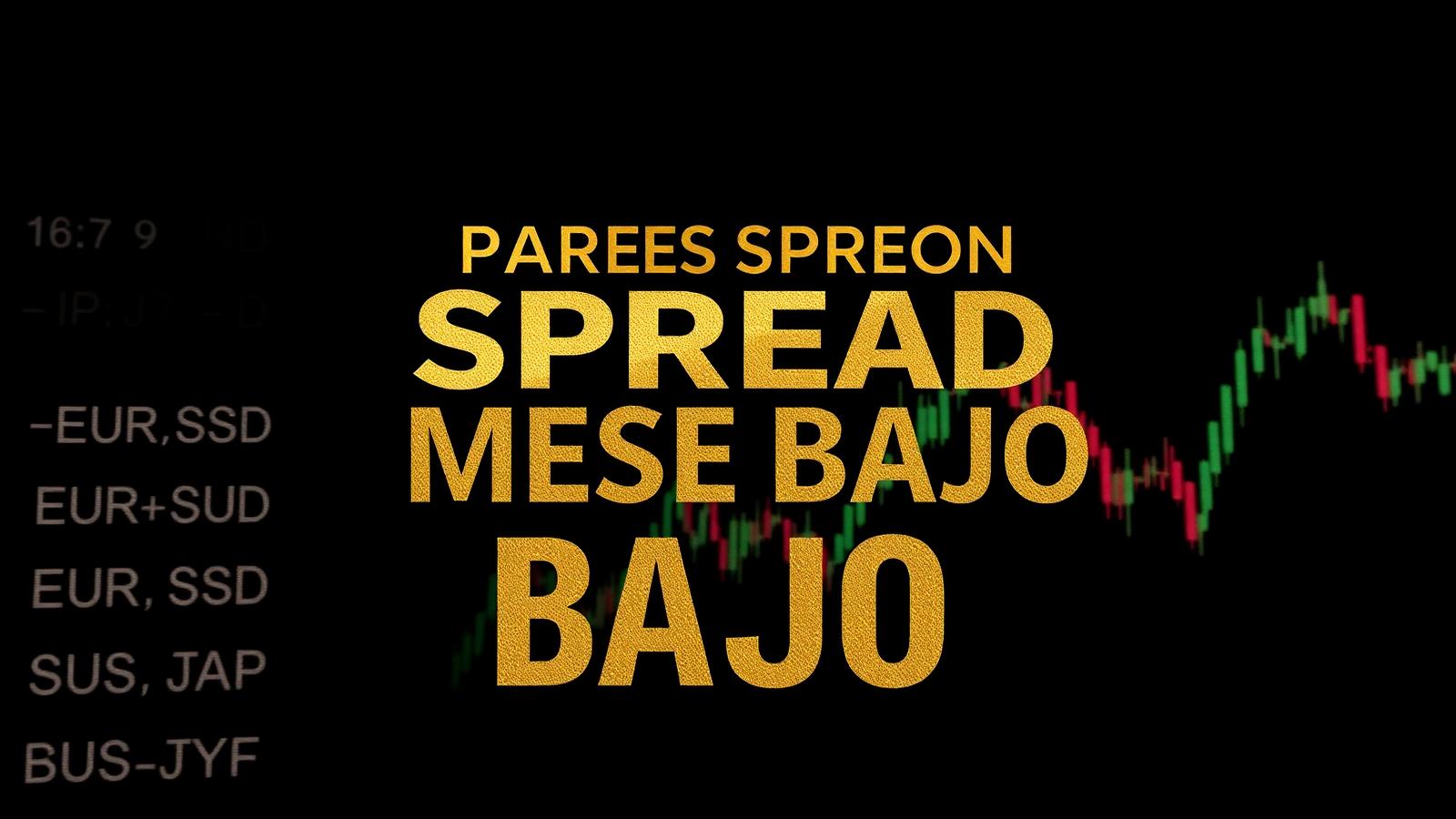 ¿Qué pares de Forex tienen el Spread más bajo?